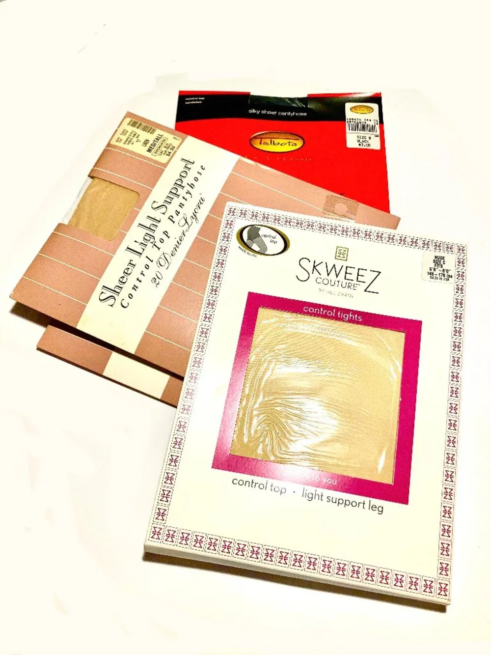4 Packages of UNOPENED Pantyhose and Tights
